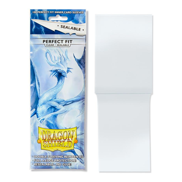 sealable card sleeves Dragon Shield Perfect Fit Sealable Sleeves